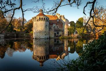 A county full of castles (this is nearby Scotney Castle).