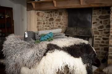 You will be welcome to see and perhaps treat yourselves to the products from the flock.