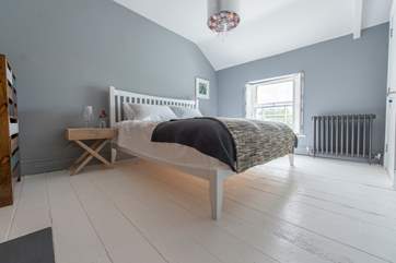 Another view of the second bedroom, with its super-king sized bed.