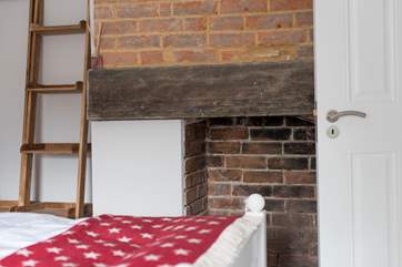 The original fireplace recesses have been kept as lovely original features.