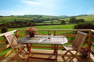 The view is simply stunning! Enjoying a spot of dining al fresco is a must in this glorious spot.