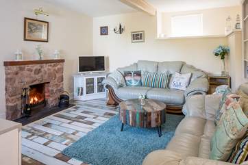 Such a comfy and welcoming living space to cosy up in after a day of adventure.