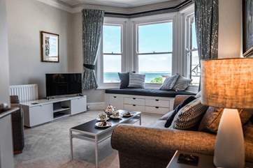 Sit back in comfort in the first floor sitting-room.