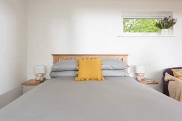 A soft colour scheme is carried throughout.