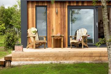 Sit out in the great outdoors, listen to wildlife all around and take in the stunning view.