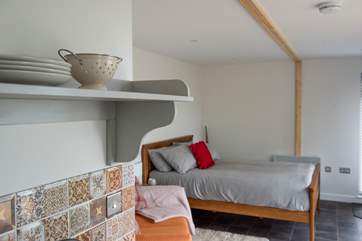 A space of cool, natural comfort.