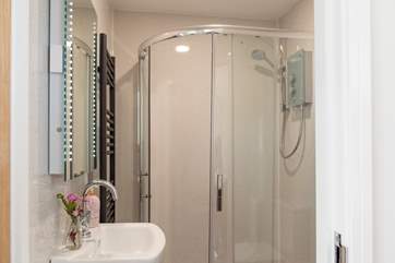There's a heated towel rail too.