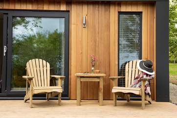 The sun-loungers are a perfect place to enjoy the glorious view and tranquil surroundings.