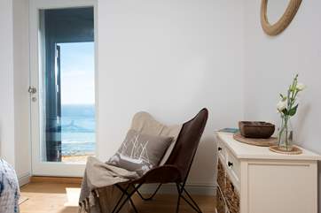 The bedroom has been beautifully decorated and styled.