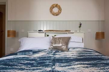 Dive into the king-size bed after a day out and about exploring this 'forgotten corner of Cornwall'.