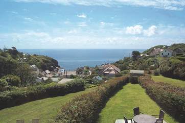 The fabulous view from the double bedroom.
