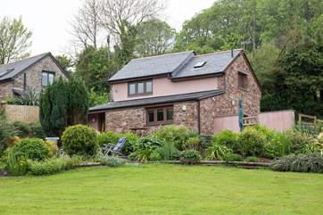 The Garden Cottage standing proud.