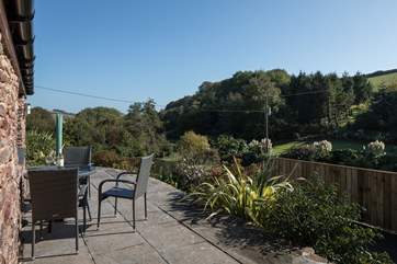 What beautiful views can be enjoyed from your raised patio.