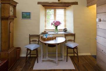 A welcome tea tray on arrival.