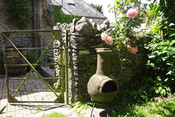 Beautiful garden features can be found at every turn.