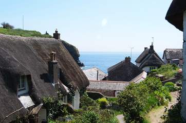 The glorious view as you descend the footpath from the car park into the village.