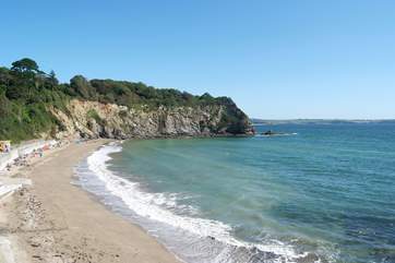 Porthpean beach has an outdoor activity centre.