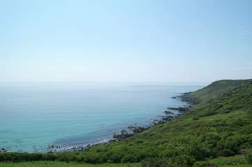 The view to the right from The Lookout's sitting/dining-room.