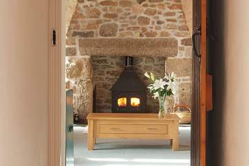 Looking from the kitchen/dining-room towards the sitting-room.