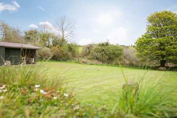 At the side of the cottage, the paddock is the perfect place for younger children to run around and play....