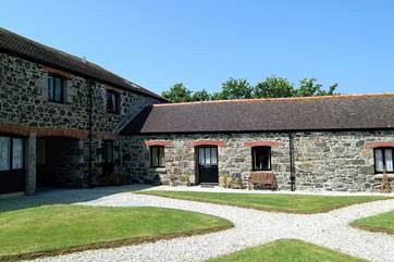 Kynance viewed from the opposite side of the courtyard.
